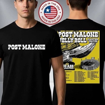 Post And  Malone The Big Ass Stadium Tour 2026 Part 2 T-Shirt