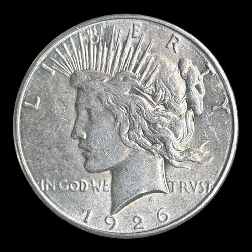 1926-S Peace Silver Dollar, XF+