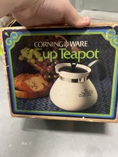 Vintage Corning Ware Blue Cornflower 6 Cup Coffee/Tea Pot Kettle Sealed