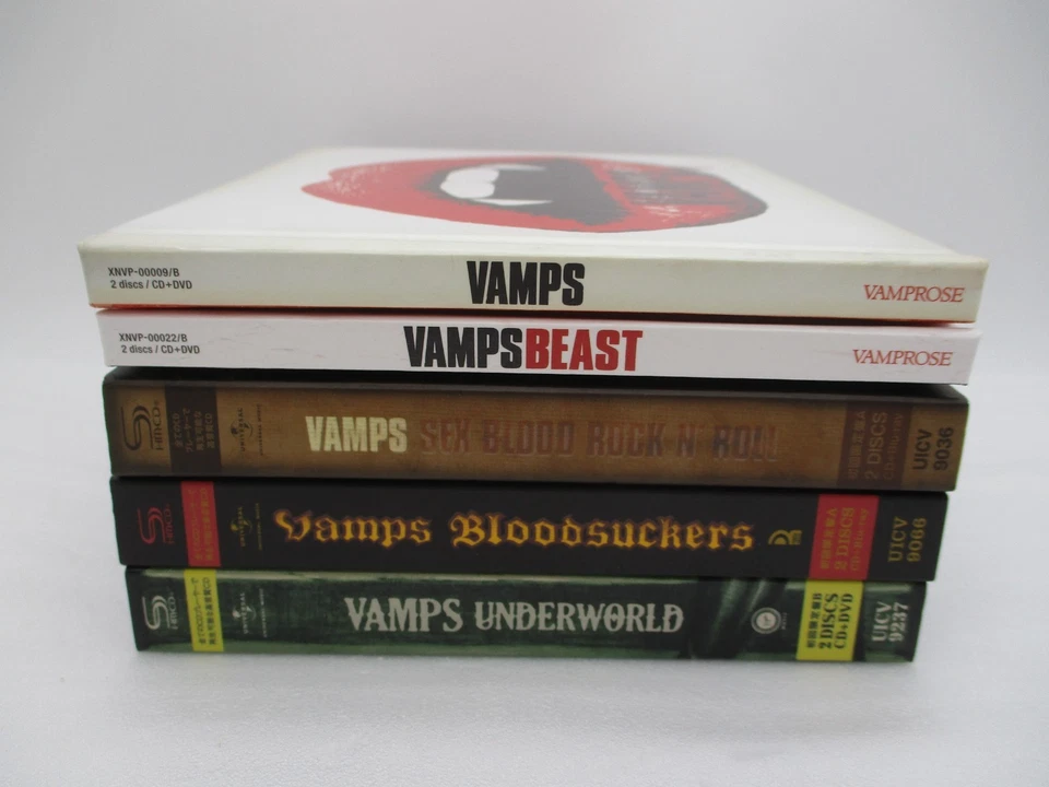 VAMPS 5CDs BEAST, UNDERWORLD, Bloodsuckers .. Japan import hyde L'Arc-en-Ciel - Image 3 of 4