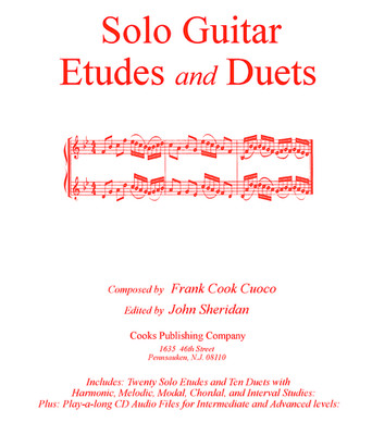 SOLO GUITAR ETUDES & DUETS BOOK/CD EXTENSIVE DIATONIC MODES & CHORDS STUDIES