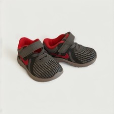 Nike Revolution 4 Baby Toddler 3C Grey Pink Swoosh Sneaker Lightweight
