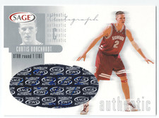 2002 SAGE Curtis Borchardt Rookie RC SIlver Parallel Autograph /240 #A5 Stanford