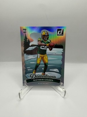 2025 Donruss Downtown Matthew Golden #18 Packers Standard Size Case Hit SSP