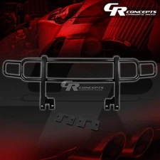 OE STYLE STAINLESS BLACK FRONT BUMPER BRUSH GUARD FRAME FOR 06-10 HUMMER H3/H3T