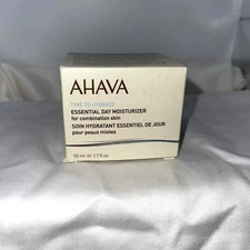 AHAVA Essential Day Moisturizer for Combination Skin TIME TO HYDRATE  1.7 oz NEW