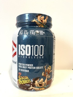 ISO100 Whey Protein Powder Isolate. Dymatize x Cocoa Pebbles. ( 1.43 Lb)