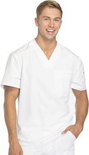 Dickies Dynamix Scrubs for Men,Scrub Top, Size: X-Small