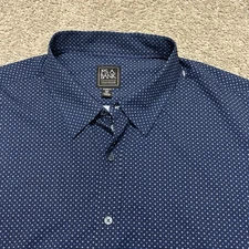Jos. A. Bank 1905 Tailored Fit Comfort Stretch Dress Shirt Size 4XLT Performance