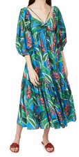 $240 FARM RIO Dream Garden Midi Dress NWT Size Small NWT