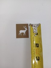 10 Pieces Deer Stencils Embossing Stamping Inking 1"