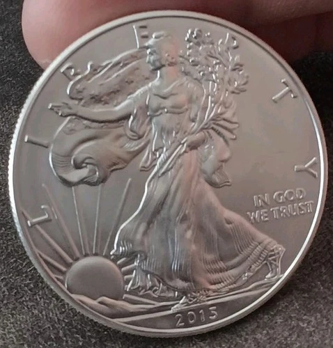 2015 Silver Eagle Dollar 1 OZ. .999 BU American Coin #481