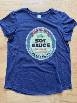 All-Purpose Soy Sauce Extra Salty T-Shirt - Girls Size M - Brand New Never Worn