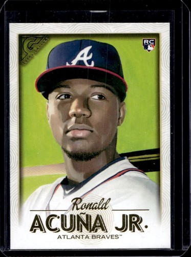 2018 Topps Gallery Ronald Acuna Jr. RC Rookie #140 Braves