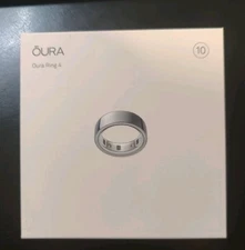 Oura Ring Gen 4 | Silver | Size 10 | BRAND NEW FACTORY SEALED