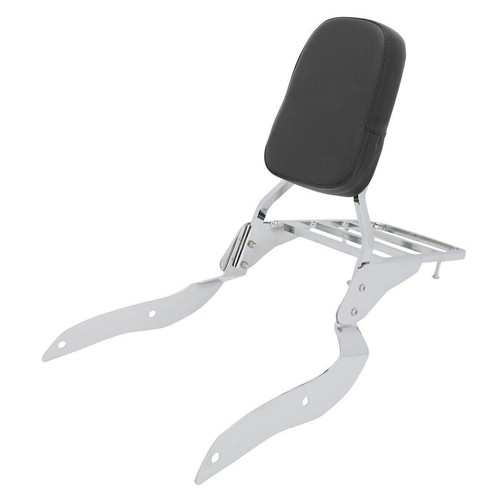 Backrest Sissy Bar + Luggage Rack For Yamaha XV1700 Road Star Warrior 2002-2010 - Picture 8 of 8