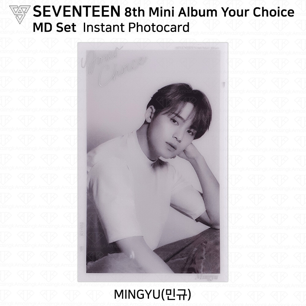 アイドル your choice INSTANT PHOTO CARD SET SEVENTEEN 8th Mini Album Your Choice MD Instant Photocard