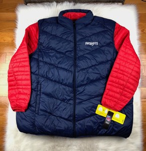New England Patriots 3 In 1 Systems Jacket Vest Big Tall 5xl Blue Red Nfl Ebay