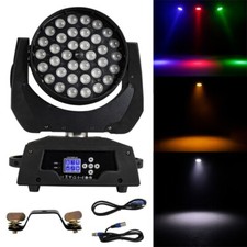 SHEHDS LED 36x18W RGBWA UV 6in1 Wash Zoom Moving Head Lighting For Dj Disco