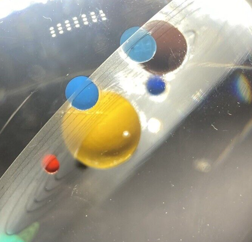Kristall Sonnensystem Kugel 3D schweres Glas Galaxie Astronomie Planeten OHNE STÄNDER - Bild 9 von 10