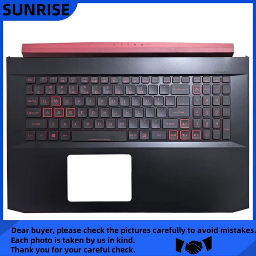 New For Acer Nitro AN517-51 AN517-41 Upper Case Palmrest Cover With keyboard