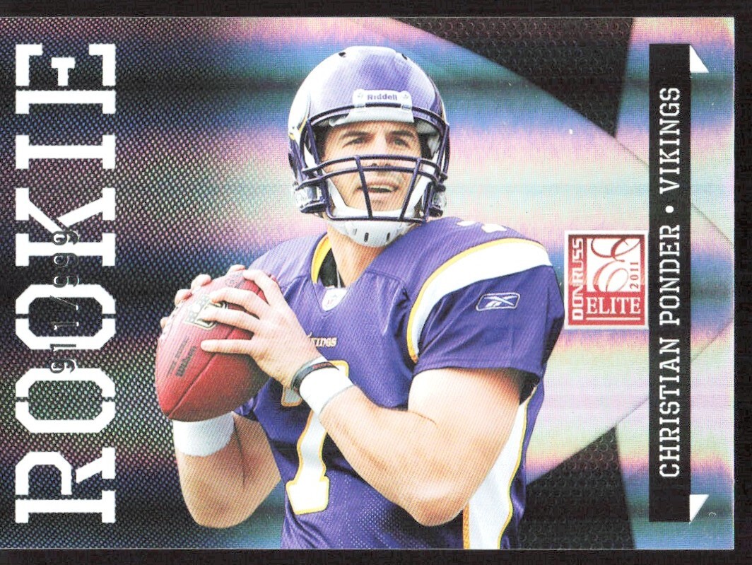 Christian Ponder Donruss Elite #119 Base