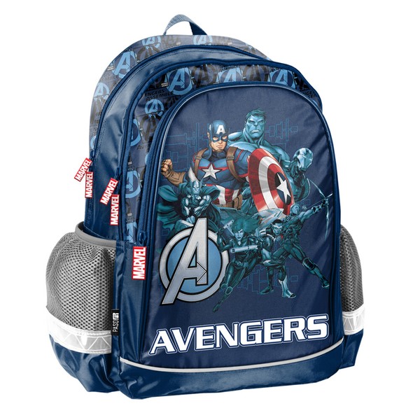 Paso Mehrfarbig Licht Rucksack Schulrucksack Schultasche Avengers - Capitan-image