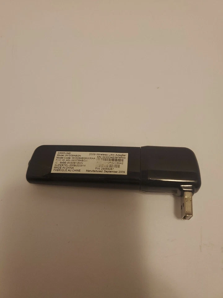 Samsung WIS09ABGN WIRELESS LINKSTICK WIS09ABGN2 USB LAN FOR SAMSUNG 2009 - 2010… - Image 2 of 4