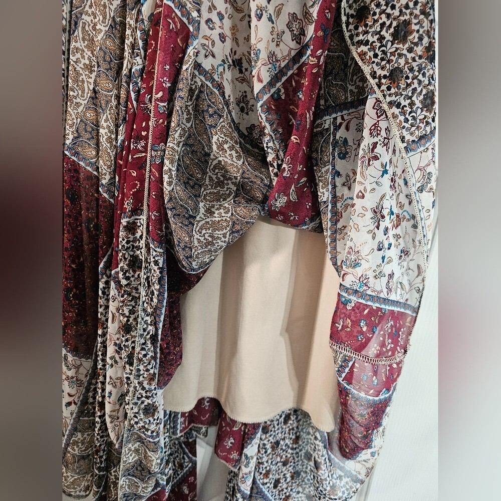 Metro Wear Medium Boho Patchwork Handkerchief Mid… - image 3