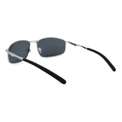 Mens Polarized Metal Rim Warp Sport Agent Sunglasses - Picture 8 of 13