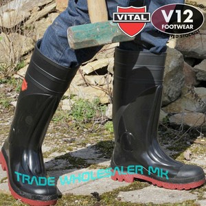 size 15 safety wellingtons