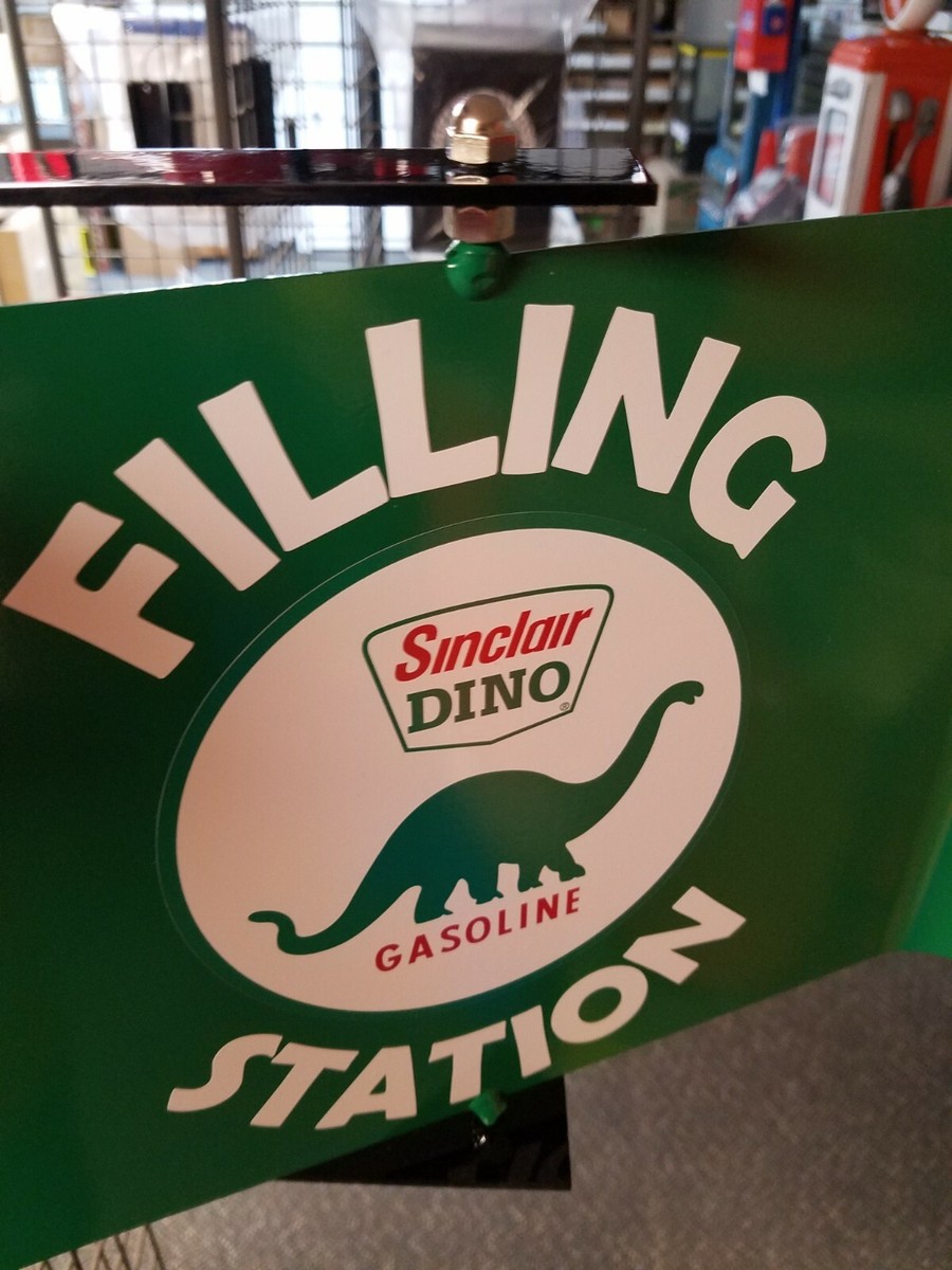 SINCLAIR 50S ERA SPINNING WALL MOUNT ADVERTISING SIGN | eBay