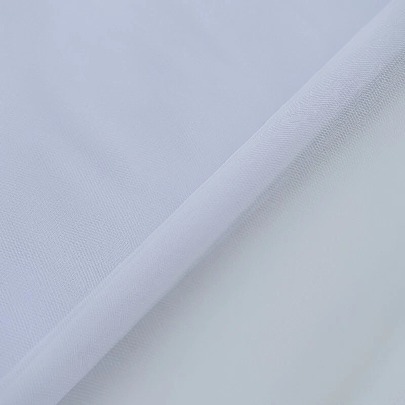 TELA DE RED DE TUL BLANCO 54" ancho x 40 yardas perno artesanías costura hágalo usted mismo para poner boda Foto 4 de 4