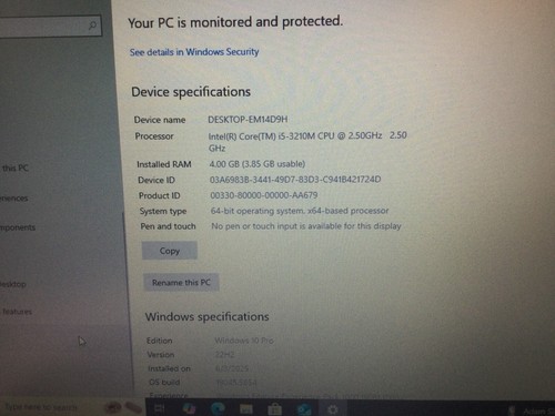 Lenovo ThinkPad Edge E430 14" i3-3210M 4GB 500GB HDD Windows 10 Pro Read - Picture 8 of 9