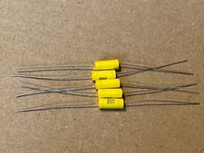 Qty 5 New .0002 uf 630v Yellow Film Capacitors Guitar Tube Amp Tone 201K 200 pf