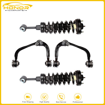 4pcs Front Strut w/ Coil Spring Control Arm For 2006-2008 Lincoln Mark Lt