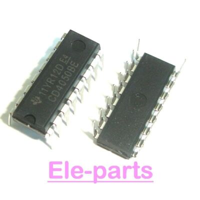 100 PCS CD4050BE DIP-16 CD4050     Non-Inverting  /Converter Chip IC #A6-38