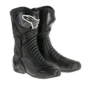 Alpinestars SMX S-MX 6 V2 Black Motorcycle Racing & Sport Boots