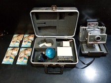 Vintage Polaroid Model 340 Automatic Land Camera Flash Model 268 With flashbulbs