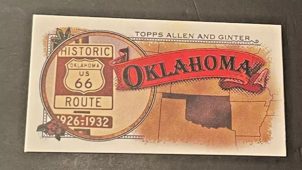 Oklahoma trading card