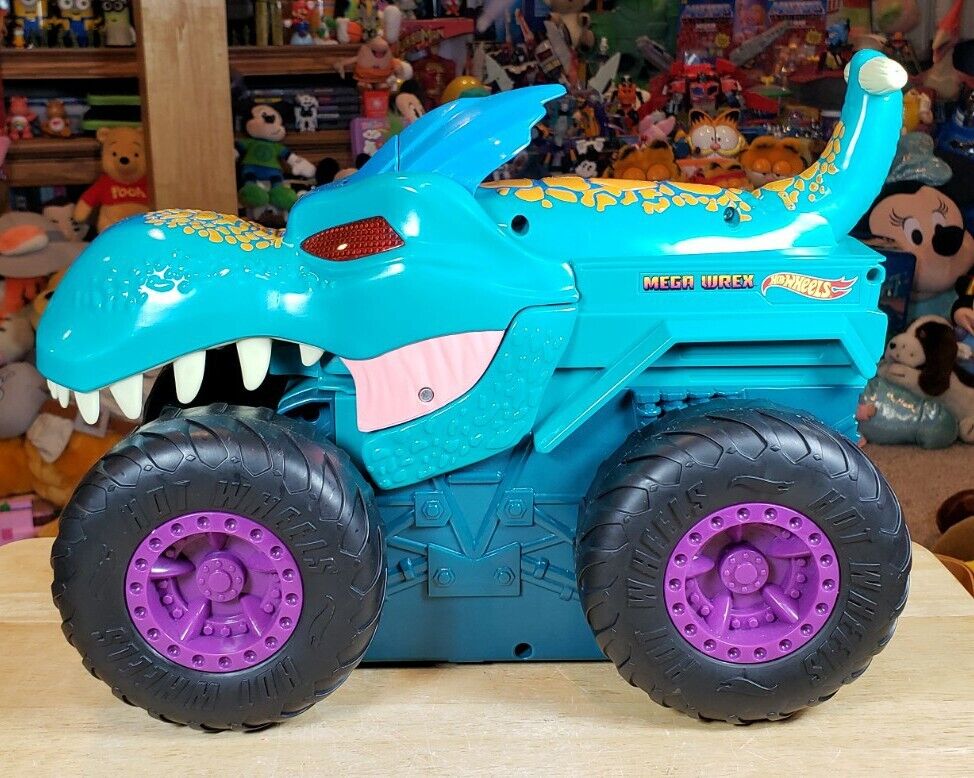 Hot Wheels Monster Truck Car Chompin Mega Wrex (Tcar) – Square Imports