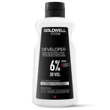 Goldwell System Developer Lotion 6% 20 volume 33.8 oz - Free Shipping