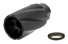 9mm 1/2-28 TPI Linear Comp Compensator Muzzle Brake USA Made Steel Black Nitride