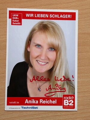 Anika Reichel - Radio B2 - Autogrammkarte original signiert - #29757
