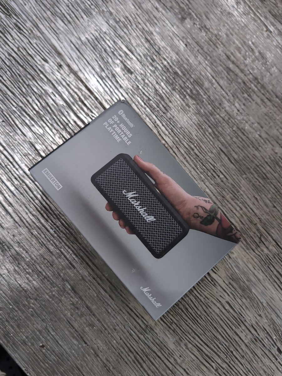 Marshall Emberton Portable Bluetooth Speaker - Black for sale