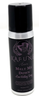 Kafune Hair Melt Me Down Spray Lace Melt Spray For Lace Wigs Secure Hold 2.25 oz
