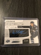 18-19 UD Engrained Rookie Signature Shots Kristian Vesalainen 37/49