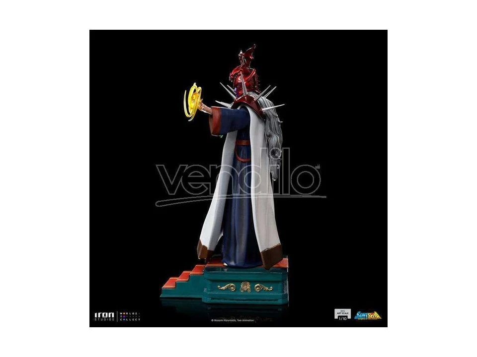 Saint Seiya Bds Art Statua Scala 1/10 Pope Ares 26 Cm Iron Studios - Immagine 3 di 4