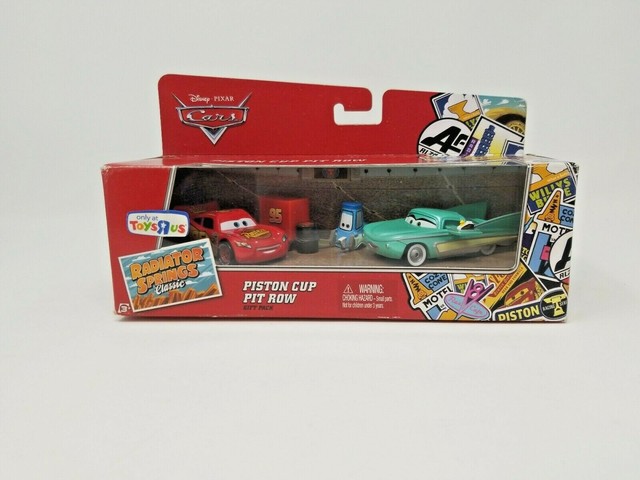 Disney Pixar Cars Radiator Springs Classic Piston Cup Pit Row Toys R Us New