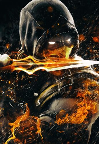 NEW MORTAL KOMBAT CINEMA MOVIE PRINT PREMIUM POSTER WALL ART SIZE A5-A1 - Picture 1 of 1